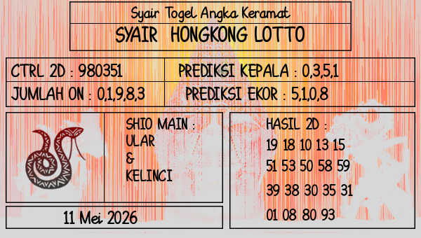 Prediksi Hongkong Lotto