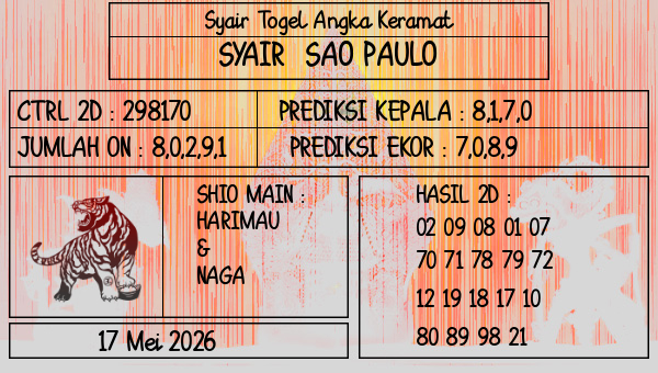 Prediksi Sao Paulo