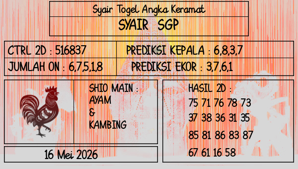Prediksi SGP
