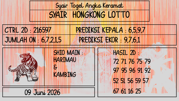 Prediksi Hongkong Lotto