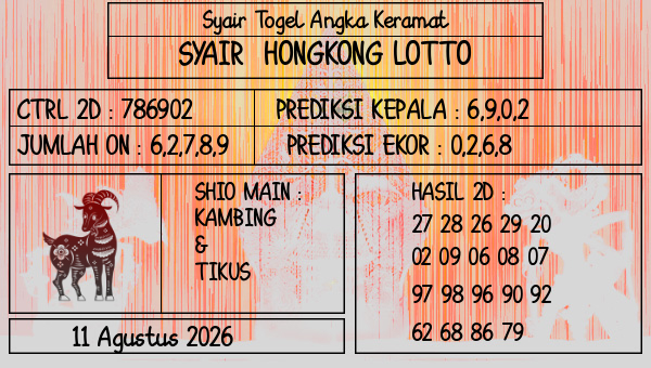 Prediksi Hongkong Lotto