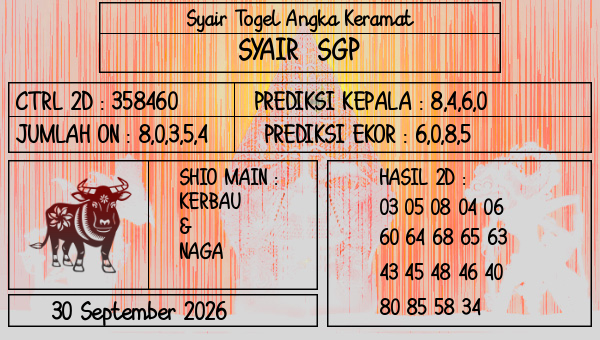 Prediksi SGP