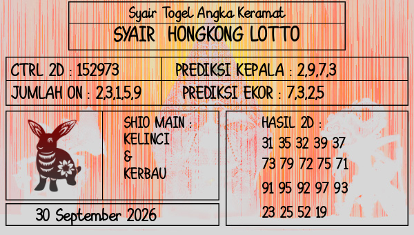 Prediksi Hongkong Lotto