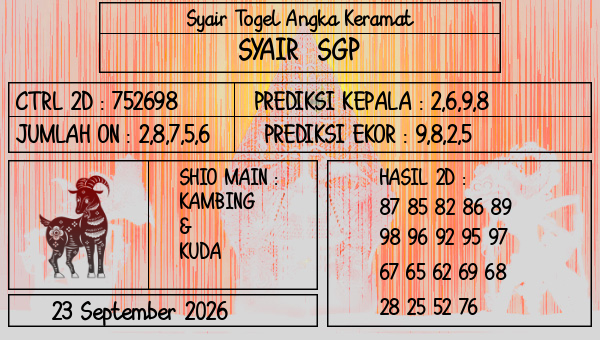 Prediksi SGP